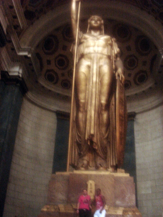 in the capitol building, "Lady Liberty"